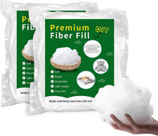 Polyfill Stuffing Fiber Fill 500/1.1lb,Premium Fiberfill Stuffing for Craft,H...