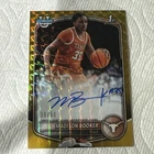 2025-26 Topps Bowman Chrome Madison Booker Auto CPA-MB 30/50 Texas NCAA