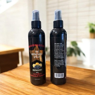 Braidmasters The Refresher Spray in the Lemon berry For Dandruff  2 pack 8,o