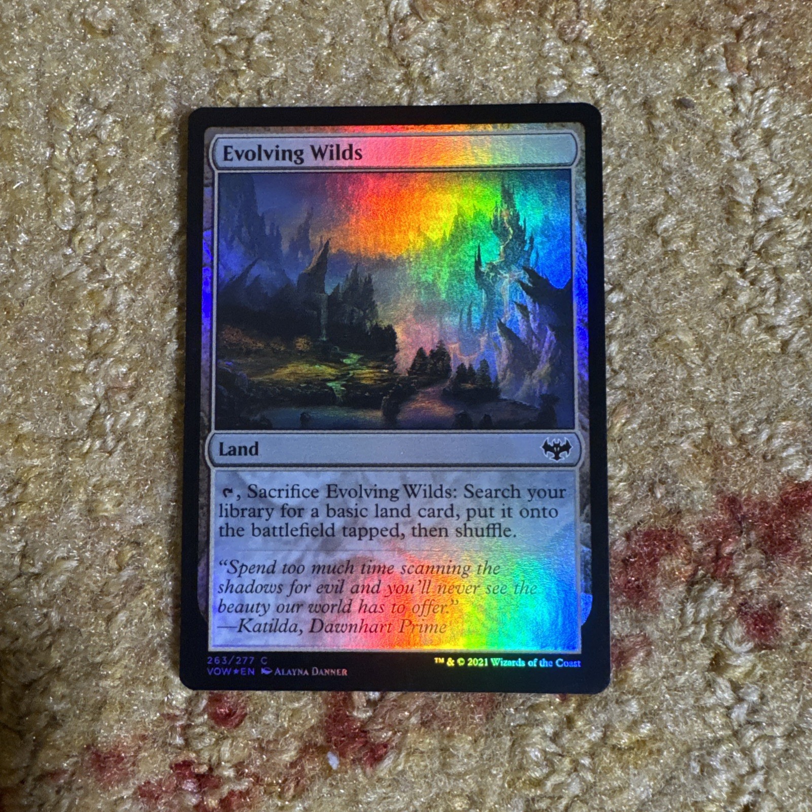 MTG VOW: Evolving Wilds Innistrad: Crimson Vow Foil Land 263/277