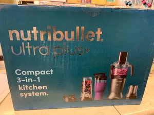 Nutribullet Ultra Plus Blend & Process NB20550ID 1200W Gunmetal, New Sealed