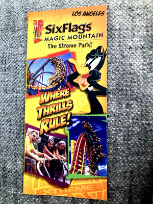 Six Flags Magic Mountain Guide 2004 Kartenprospekt Xtreme Park USA