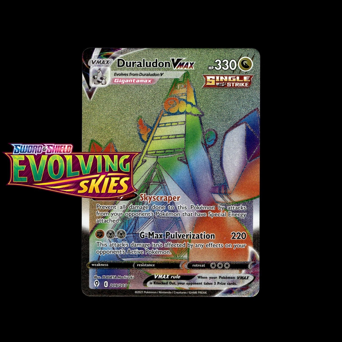 Duraludon VMAX 219/203 SWSH07: Evolving Skies for sale | eBay