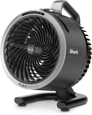 Shark FlexBreeze HydroGo kabelloser Nebelventilator - anthrazit FA050UK tragbare Kühlung