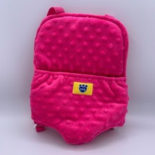 Build A Bear Pink Dots Bear Carrier Adjustable Straps BABW Wearable Backpack