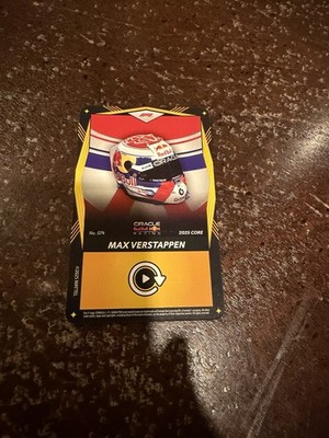 2025 F1 UNO Core #74 Max Verstappen Yellow Helmet