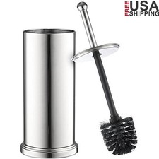 Toilet Brush  Holder Set Bathroom Cleaning Tool Steel Design Storage Solution
