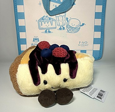 FAO Schwarz  Diner限定 NYチーズケーキ Jellycat Amuseable Crember Cheesecake with Pin NYC FAO Schwarz