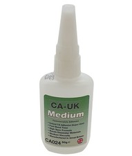 CA-UK Medium Cyanoacrylate Instant Adhesive, Medium Viscosity, 50g