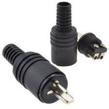 Calvas 2 Pin DIN Plug Speaker and HiFi Screw Under 5Pcs / Line Connector / 2P
