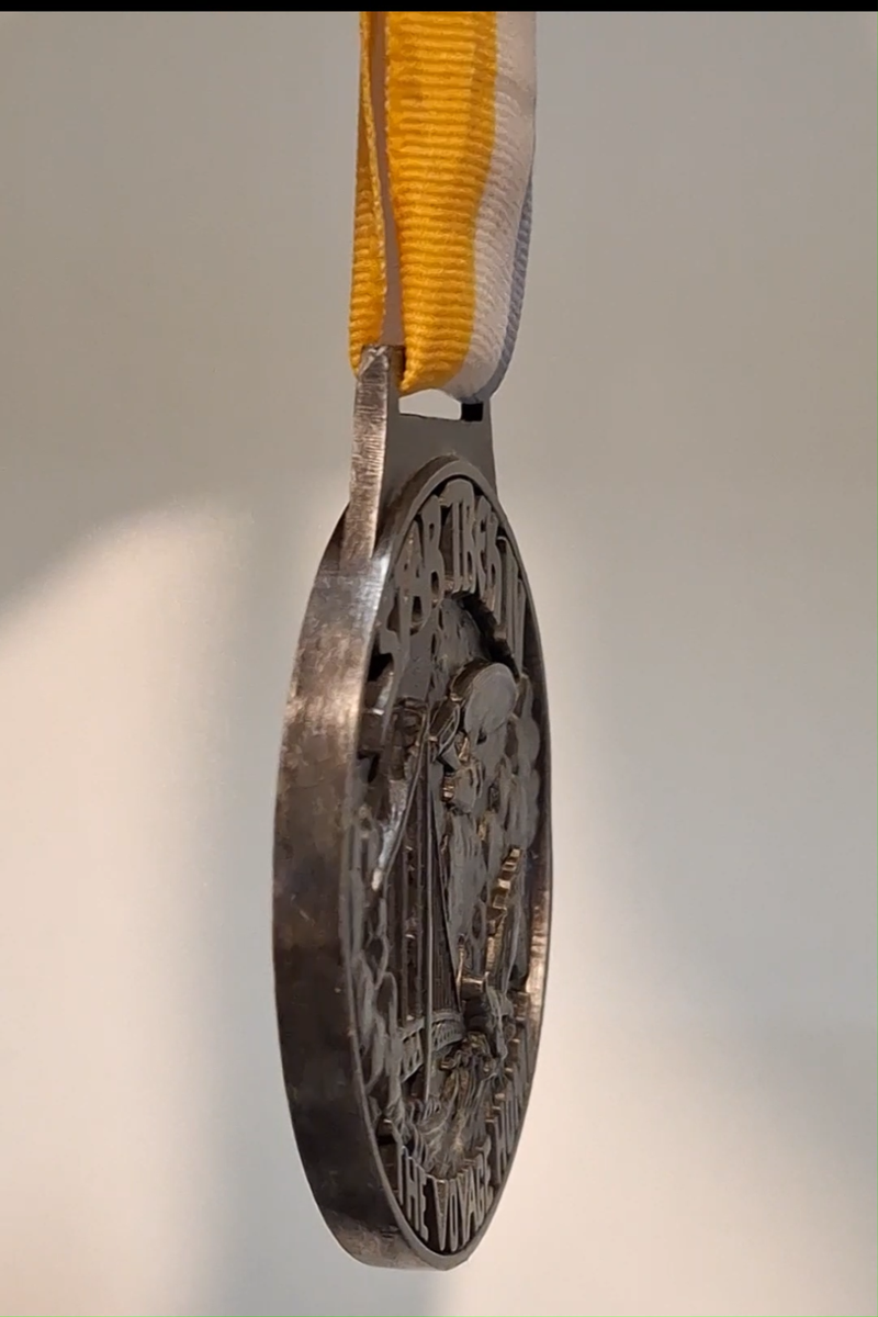 Vintage Star Trek IV/Challenger Olympic Size Metal Medallion w