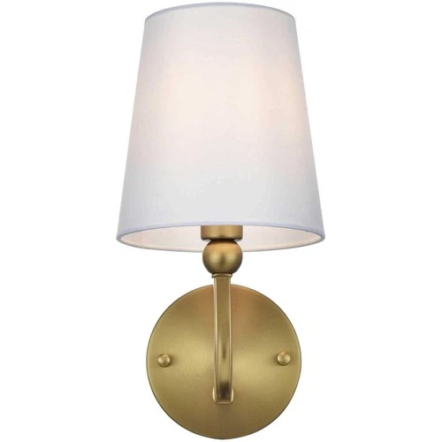 Living District LD7322W6SG Senna Bathroom Vanity Light Satin Gold - Picture 1 of 7