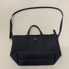 Borsa a mano Lacoste con tracolla tote bag blu navy borsetta