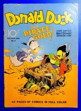 FOUR COLOR COMICS #9 1942, 1ST CARL BARKS ART, STORY DONALD DUCK COMIC!