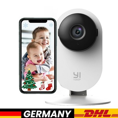 YI 1080P Überwachungskamera Indoor WiFi IP WLAN Haustierkamera/Babyphone Kamera