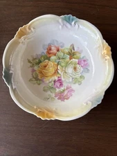 Vintage Floral Serving Bowl
