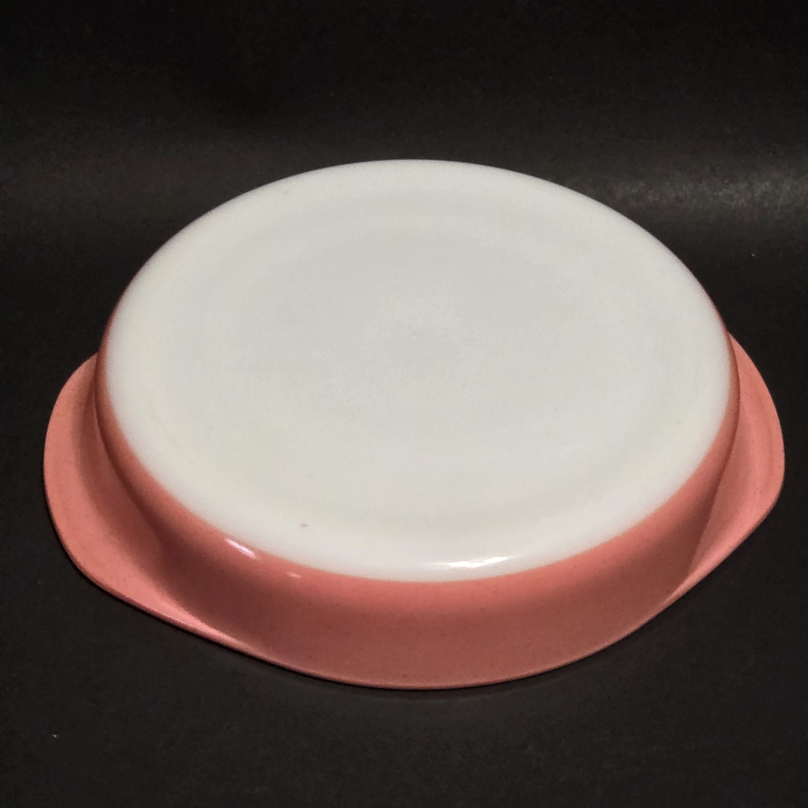 Vtg Pyrex Flamingo Pink Ovenware 221  Baking Dish Cake Pie Dish 8"  