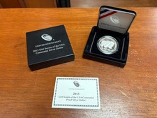 2013 Girl Scouts Silver Dollar Proof Coin w/ Box & Cert