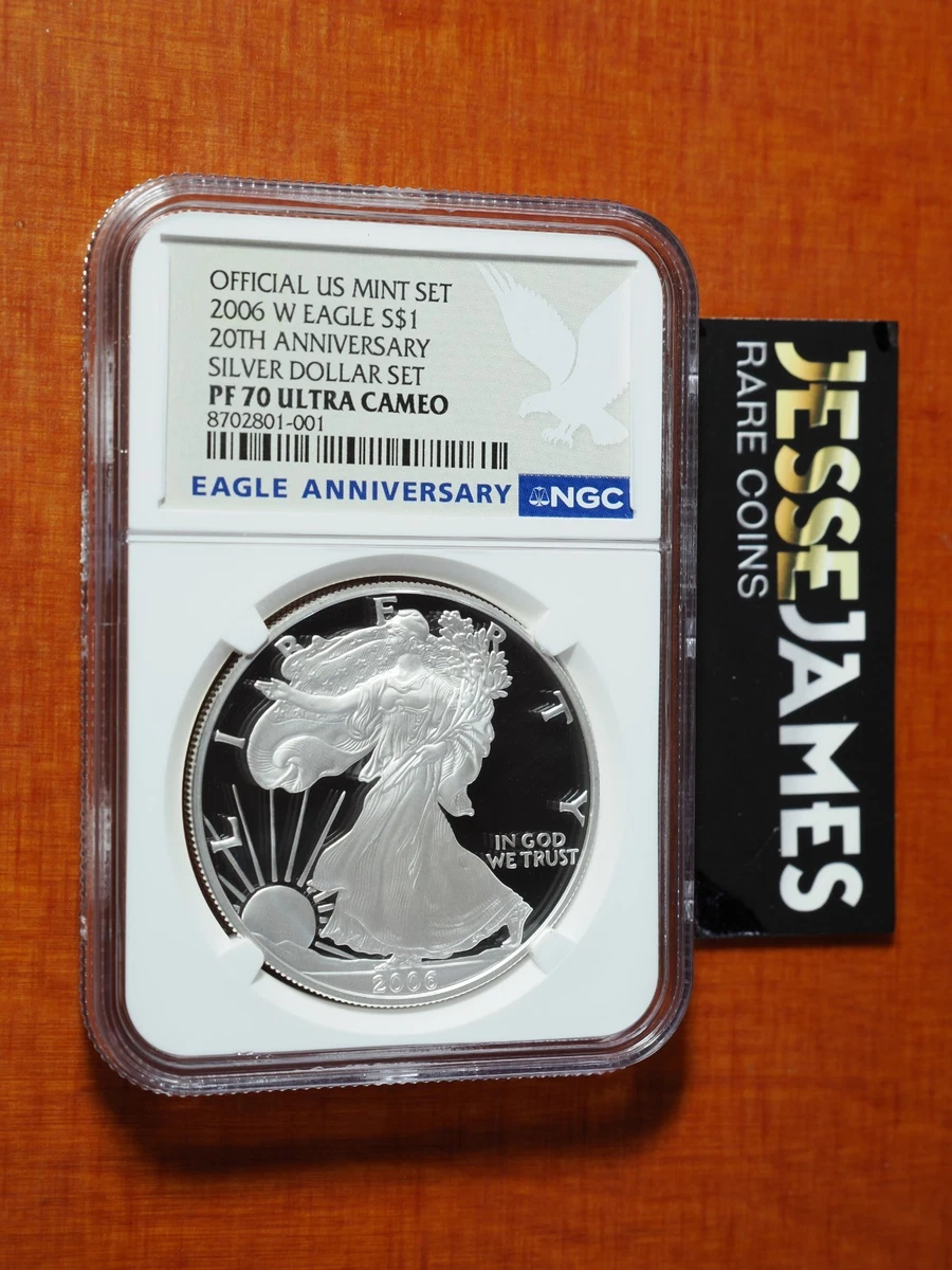 のもと NGC PF70☆2006 アメリカ シルバー イーグル 銀貨 2006 Silver Eagle Ngc Pf70 for sale | eBay