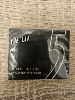 5GUM Black Edition Originalverpackt Seltenes Sammlerstück