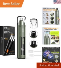 Luxury Dog Nail Grinder - 3-Speed & Whisper-Quiet - Safe Trimming for All Sizes