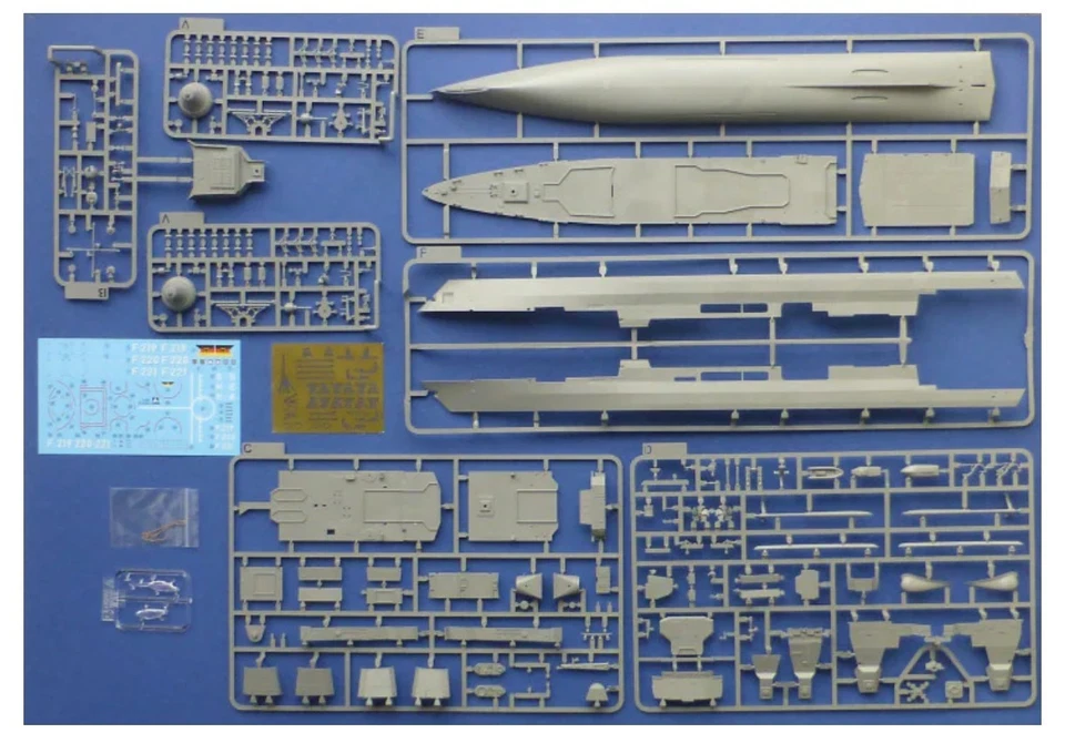 Takom Das Werk TAK6001 SACHSEN-CLASS FRIGATE 3 IN 1 - Maßstab 1:350 - Modellbau - Bild 2 von 4