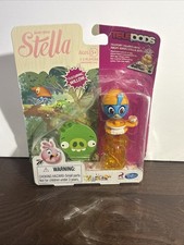 Sellado Raro Angry Birds Stella Telepods Teletransporte Estatuilla Juego Con Sauce