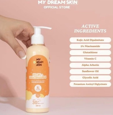 My Dream Skin Kojic + Niacinamide Whitening Tone up Lotion SPF30 250ml