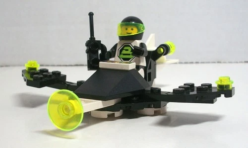 LEGO SPACE BLACKTRON SCOUT PATROL SHIP 1887 COMPLETE