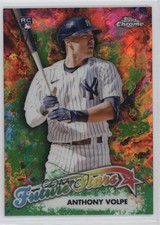 2023 Topps Chrome Logofractor Edition Green Refractor 49/99 Anthony Volpe 1j2
