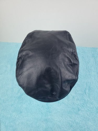 Cappello berretto pelle Cabbie Newsboy nero eventuale taglia S/M - Foto 10 di 24