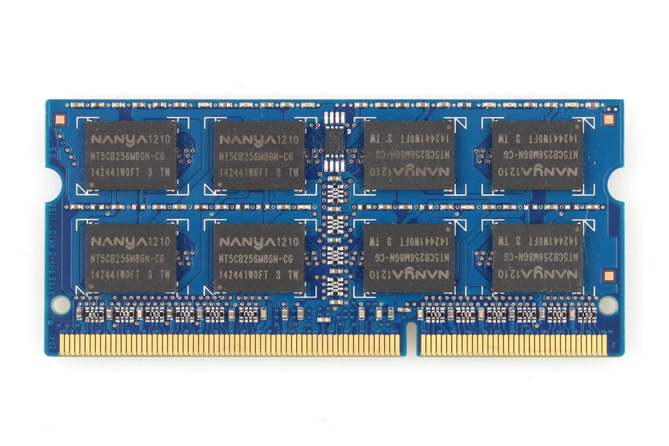 Nanya 2x 4GB 2RX8 PC3-10600S DDR3-1333Mhz 1.5V Laptop Memory SODIMM RAM Intel - Image 3 of 4