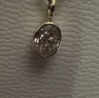 GIA Certified Oval Cut All Natural Diamond Pendant 14k Yellow Gold 1.20ct  — photo 2