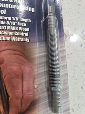 Spring Tools 34R08-1 Hammerless Combination Center Punch & 5/16 Inch Nail 1/8 Dp