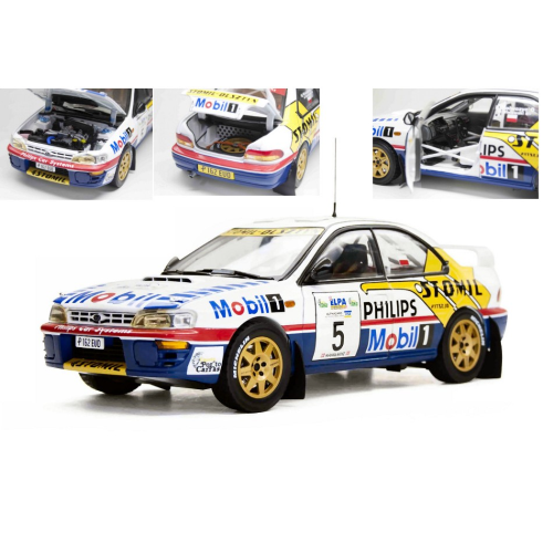 Sunstar 1/18 Subaru Impreza 1er Rallye Nouvelle-Zélande 1994 - SUN5521 - NEUF (prévente)