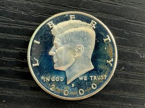 2000 S Kennedy Half Dollar 50c PROOF 90% SILVER Coin - ME5138