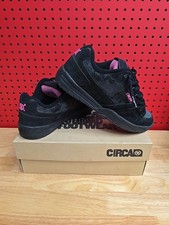 Scarpe da skate Circa Drifter nere rosa sneakers basse donna skateboard