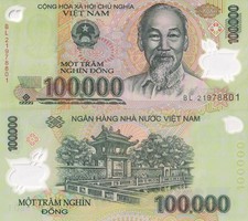 Viet Nam Vietnam 100000 Dong 2021 P 122 Polymer UNC NR No Reserve