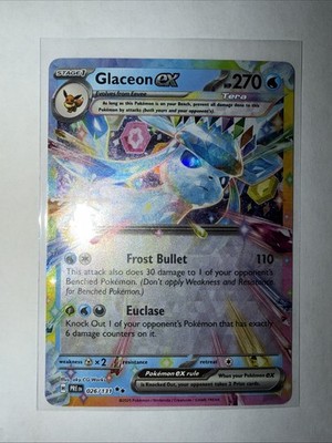 Glaceon ex - (Holiday Calendar) 026/131 Sv: Prismatic Evolutions Holo