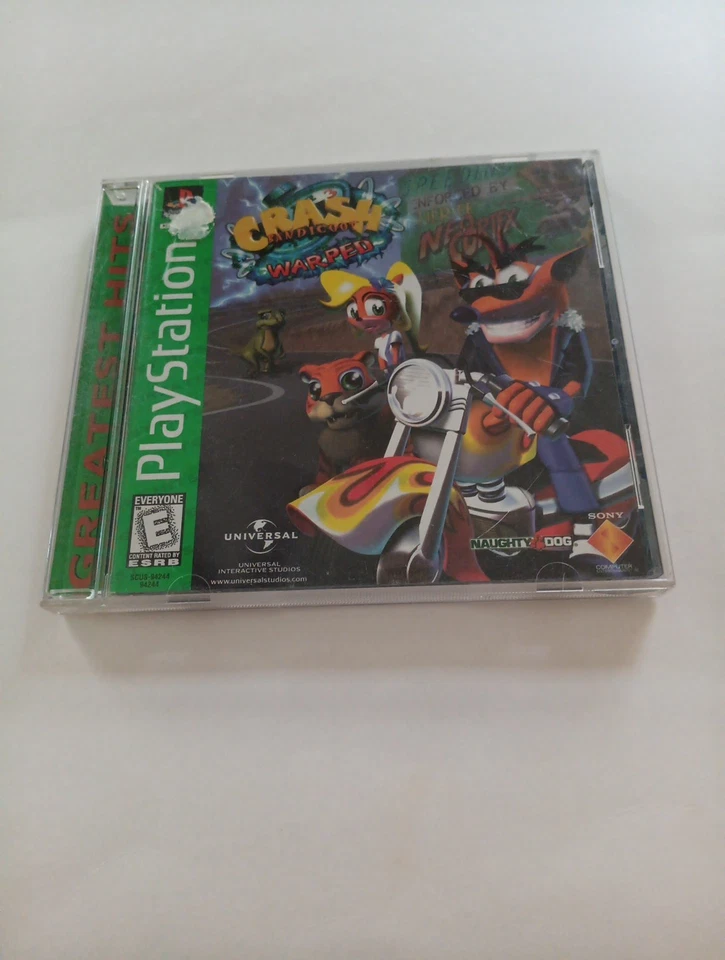Crash Bandicoot 3¹ Warped Greatest Hits PS1 1998 completo con estuche y manual Foto 4 de 4