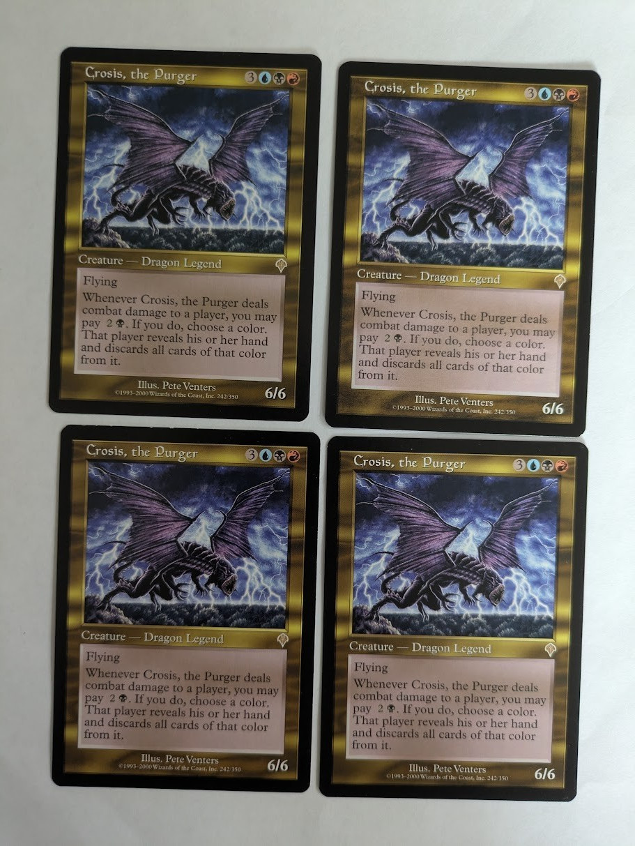 4 Crosis, the Purger Invasion MTG NM Free shipping with tracking