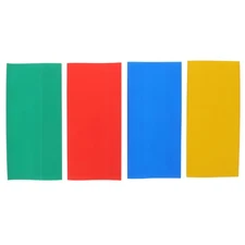 4 Pcs Knife Handle Wrap Heat Shrink Grip Anti Skid Dish Prep Color Coded Grips