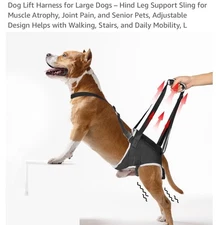 Dog Lift Harness for Large Dogs Hind Leg Support Sling