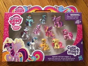Amazon Com My Little Pony Friendship Is Magic Cutie Mark Magic Princess Twilight Sparkle Friends Mini Collection Toys Games