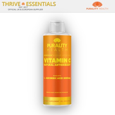 Vitamin C - Purality Health  PUREDOSE  liposomales Vitamin C mit L-Ascorbinsäure