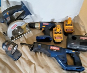 Ryobi 5-Piece Tool Set-Reciprocating 