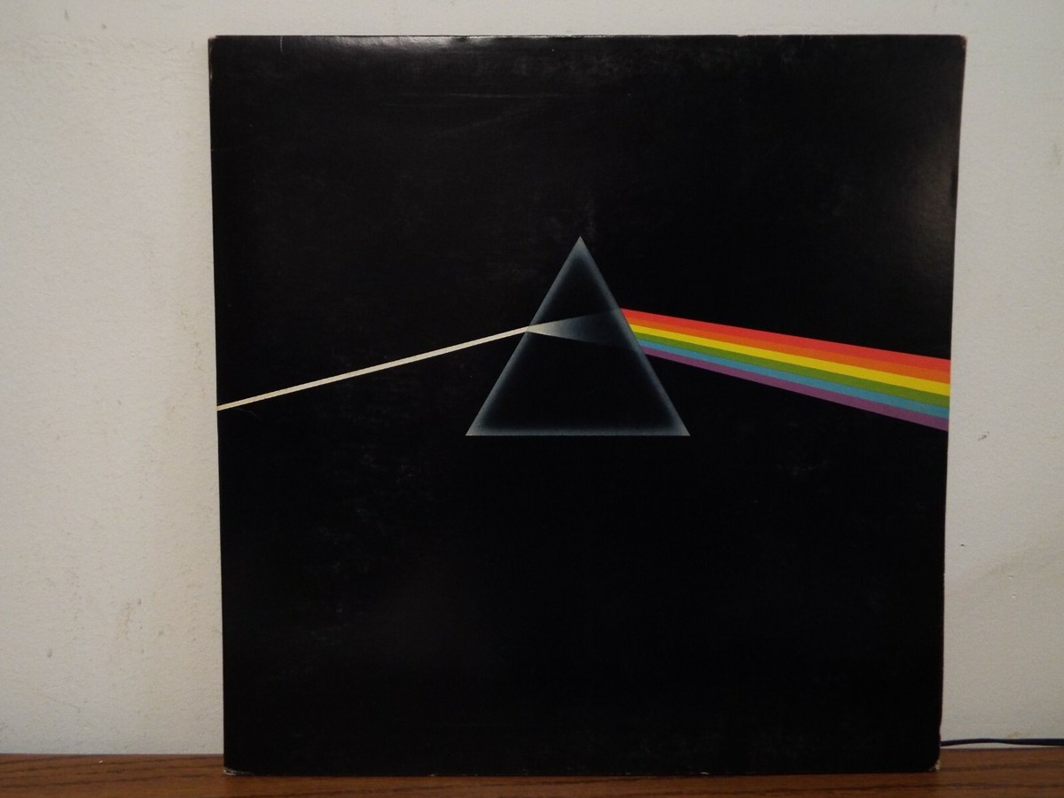 PINK FLOYD DARKSIDE OF THE MOON LP VINYL ALBUM WITH POSTER AN
