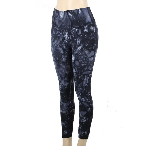 Free People NEW $88 Evereve Sz M/L Black Blue Tie Dye Nylon Spandex AW Pant - Picture 15 of 18