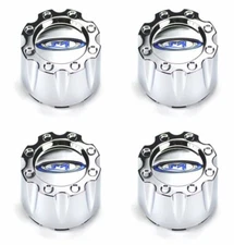 4x NEW Moto Metal Chrome Wheel Center Caps MO950 MO951 5/6 Lug 2.5" Tall 353K83
