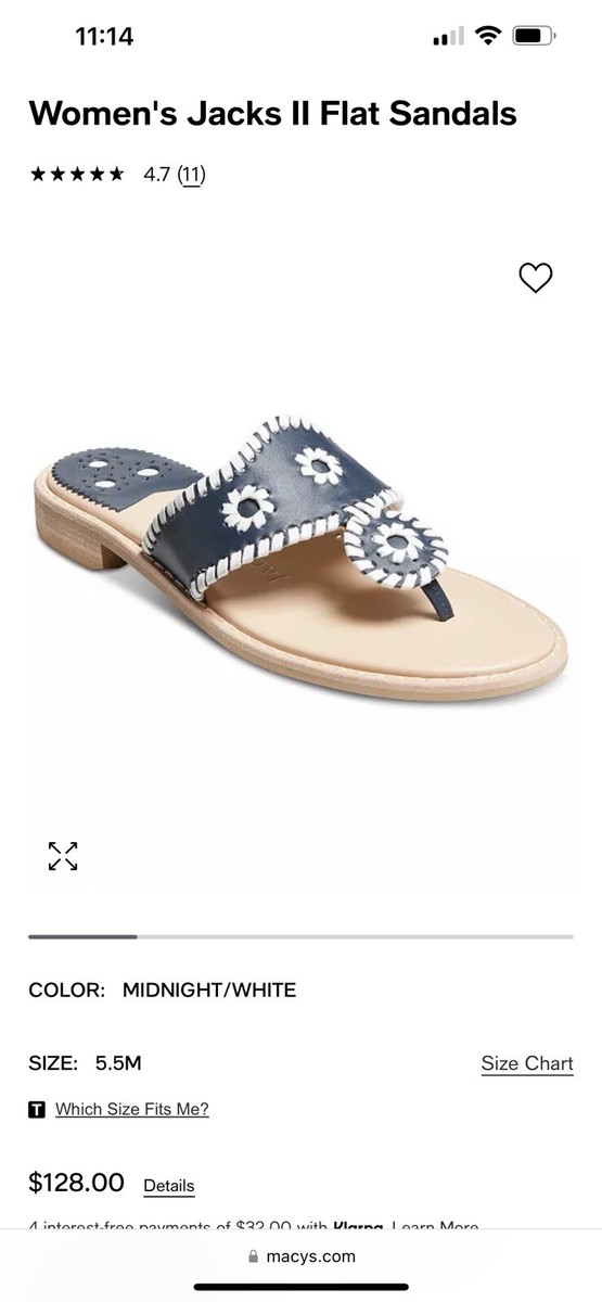 Flat Sandal Macys Jack Rogers Jack Rogers Ll Flat Sandals Navy